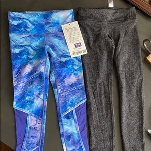Ivivva leggings.One new with tags, other worn once